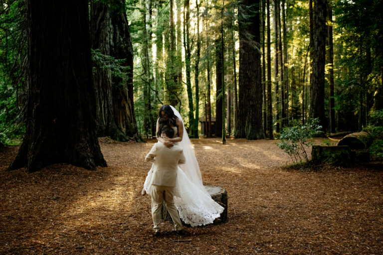 Autumn Vows in a Redwood Cathedral
